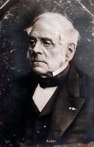 Portret van Engelse componist Daniel Francois Esprit Auber (1782-1871)
