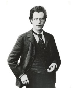Portret van de Oostenrijkse componist en dirigent Gustav Mahler