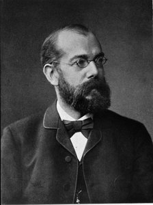 Portret van de Duitse arts Robert Koch door Unknown photographer