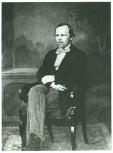 Portret van de auteur Fjodor Michajlovitsj Dostojevski (1821-1881), Anoniem door Unknown photographer