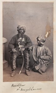 Rissaldar van de 11e Bengal Lancers door Unknown photographer