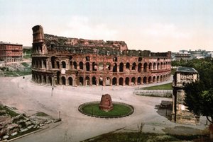 Rome. Uitzicht op het Colosseum