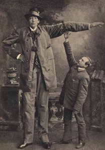 De Monsters, de Reus. Fotografie, eind 19e eeuw, Parijs.