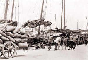 De haven van Hong Kong rond 1880