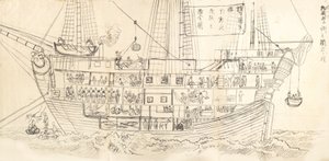 Interieur van een Duits Slagschip, 19e eeuw door Unsen