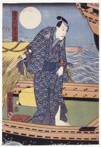 Ichikawa Danjūrō VIII in de rol van Miyagi Asojirō door Utagawa (1786 1865) Kunisada