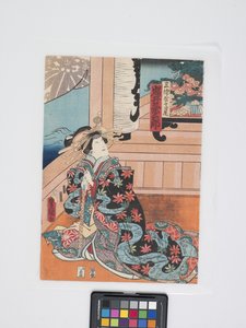 Iwai Kumesaburō III in de rol van Takao van Miura-Ya