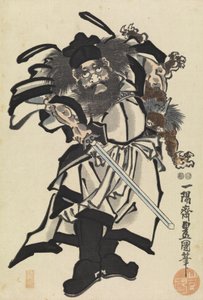 Shoki de demonenverdrijver, c.1849-53
