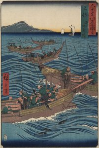 Bonito Vissen op de Oceaan, Tosa Provincie, september 1855