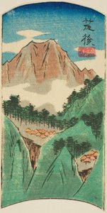 Chikugo, sectie van blad nr. 17 uit de serie "Uitgeknipte afbeeldingen van de provincies (Kunizukushi harimaze zue)"