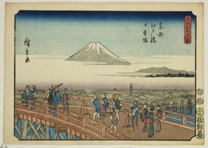 Edo-brug en Nihon-brug in de oostelijke hoofdstad, uit de serie 