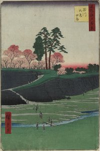 Gotenyama Hill, Shinagawa, april 1856