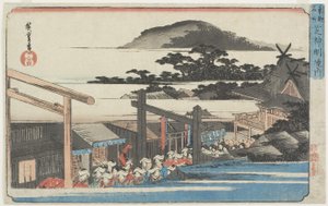 Grond van het Shinmei-heiligdom van Shiba