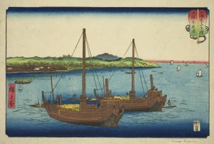 Kisarazu in de provincie Kazusa, uit de serie 