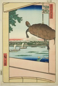 Mannenbrug, Fukagawa, uit de serie 