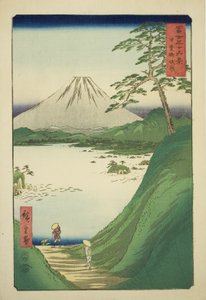 Misaka-pas in de provincie Kai, uit de serie "Zesendertig gezichten op de berg Fuji"
