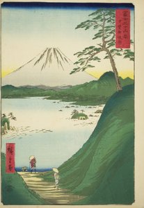 Misaka-pas in de provincie Kai, uit de serie "Zesendertig gezichten op de berg Fuji"