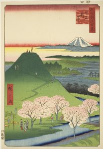 Nieuwe Fuji, Meguro (Meguro, Shin Fuji), uit de serie Honderd Beroemde Zichten van Edo (Meisho Edo hyakkei)