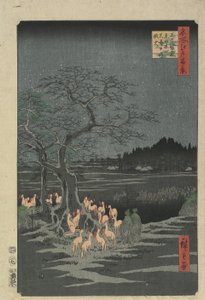 Oudejaarsavond Vossenbranden bij de Hackberry Boom in O_ji, 1857