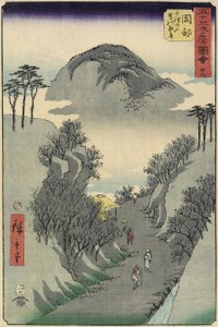 Nr.22 Mount Utsu, Okabe, juli 1855