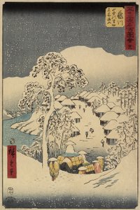 Nr.38 Yamanaka Dorp in Fujikawa, juli 1855