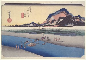 Odawara-veerboot, uit de serie Drieënvijftig stations van de Tōkaidō