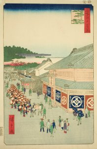 Shitaya Hirokoji, nr. 13 uit de serie "Honderd beroemde vergezichten van Edo (Meisho Edo hyakkei)".