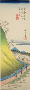 Lentezicht vanaf de Voet van Asuka-heuvel, uit de serie 