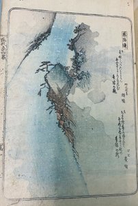 Het heiligdom van Asakuraseki (Taisha Asakuraseki), uit de "Verzameling afbeeldingen van Japanse beroemde plaatsen in de humoristische odes (Kyoka fuso meisho zue)", deel 4. door Utagawa Hiroshige