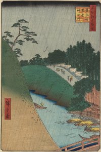 De Tempel van Confucius bij de Sho_hei Brug over de Kanda Rivier, september 1857
