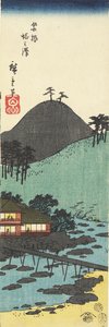 Tonozawa dorp in Hakone, februari 1854
