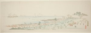 Uitzicht op Goten Hill (Gotenyama no zu), uit de serie "Dertien uitzichten van de omgeving van Edo"