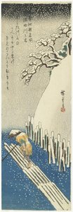 Winter: Sneeuw Over De Sumida Rivier, c.1834
