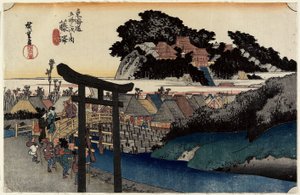 Yugyo_ji Tempel, Fujisawa, c. 1833