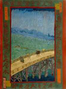 van Gogh naar Hiroshige, Brug in de regen door Utagawa Hiroshige