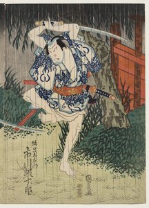 Ichikawa Ebijuro II als Horiguchi Manzaemon