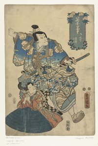 De krijger Kagekiyo door Utagawa Kunisada (I)