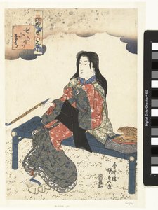 Komachi op het graf door Utagawa Kunisada (I)