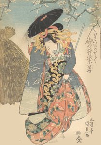 Prent, 19e eeuw door Utagawa Kunisada