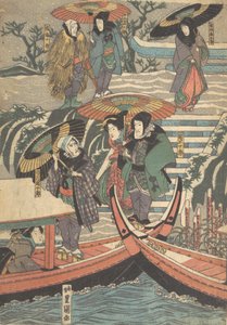 Print, 19e eeuw door Utagawa Kunisada