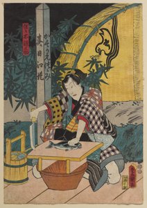 Scène uit een Kabuki-toneelstuk