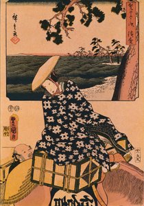 De Reizigers door Utagawa Kunisada