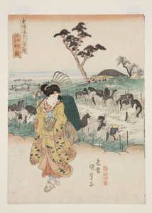 Uitzicht op Chiry? (Chiry? no zu) door Utagawa Kunisada