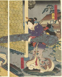 Bloemen door Utagawa Kuniteru