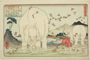 Dashun (Taishun), uit de serie "Vierentwintig voorbeelden van kinderlijke vroomheid als spiegel voor kinderen (Nijushiko doji kagami)"