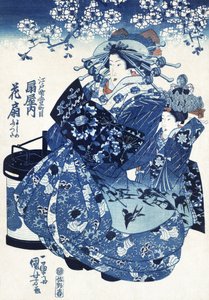 Japanse vrouw (1798–1861) door Utagawa Kuniyoshi
