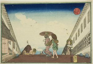 Kasumigaseki, uit de serie "Beroemde Plaatsen in de Oostelijke Hoofdstad"