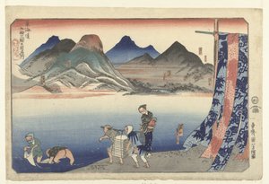 Narumi tot Chiriyu door Utagawa Kuniyoshi