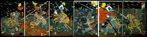 De slag bij Shijō Nawate, ca.1857