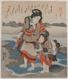 Vrouw en Kind, uit de serie Vijf Beelden van Eb, late jaren 1820